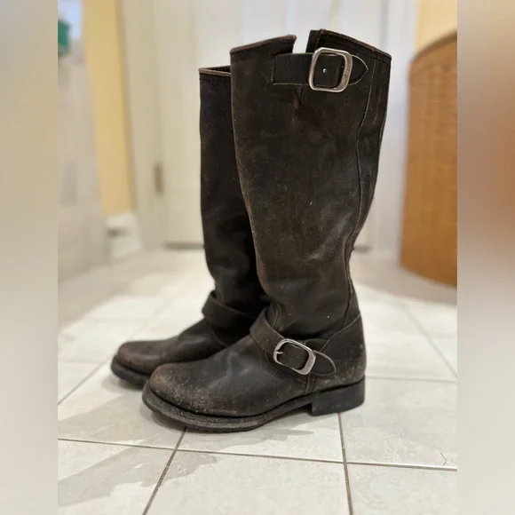 Frye Veronica Slouch Boots - Size 5.5 - Picture 5 of 10